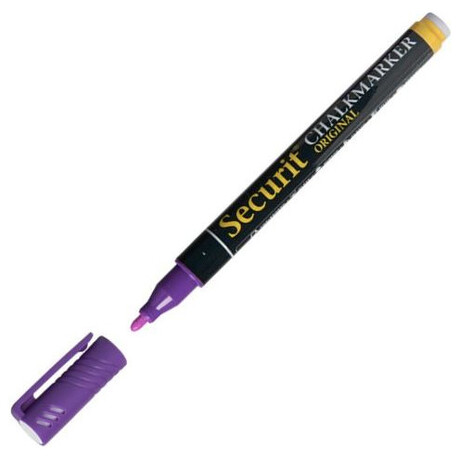 Μαρκαδόρος Υγρής Κιμωλίας Securit Marker 100 Violet SMA100-VT