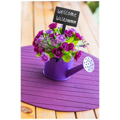 Πινακάκια Μαυροπίνακα Securit Καρφωτά Διπλής Όψης Ορθογώνια Σετ 5 τεμαχίων TAG-RECTANGLE-5