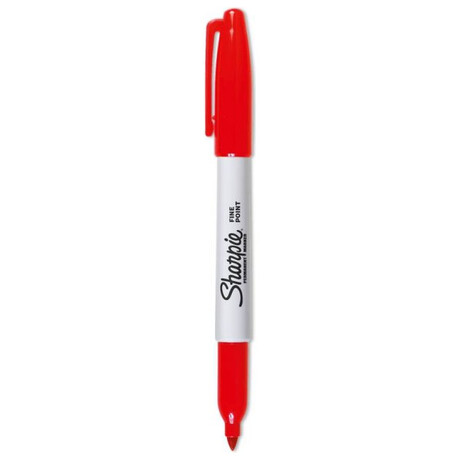 Μαρκαδόρος Ανεξίτηλος Sharpie Fine 1mm Red