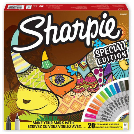 Μαρκαδόροι Ανεξίτηλοι Sharpie Rhino 20τμχ 2110122