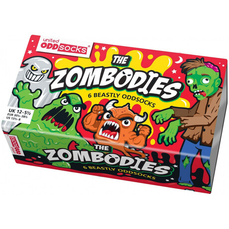 Σετ Παιδικές Κάλτσες United ODD Socks The Zombodies 3 Ζευγάρια σε Συσκευασία Δώρου 94.01.009