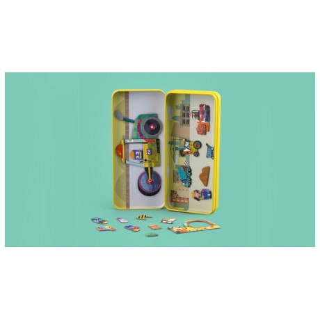 Μαγνητικό Παζλ σε Μεταλλική Κασετίνα mierEdu Truck 30τμχ ME0882