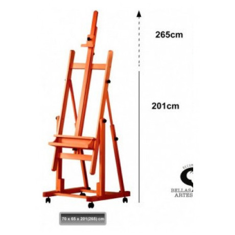 Καβαλέτο Επαγγελματικό Artix 70x65x201(265)cm PP735