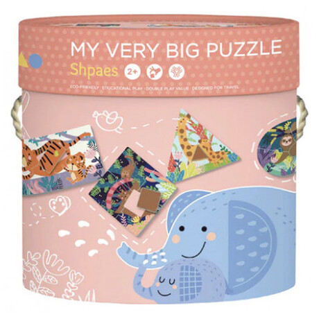 Μεγάλο Παζλ mierEdu My Very Big Puzzle Shapes 26τμχ ME101