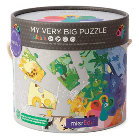 Μεγάλο Παζλ mierEdu My Very Big Puzzle Colours 26τμχ ME102
