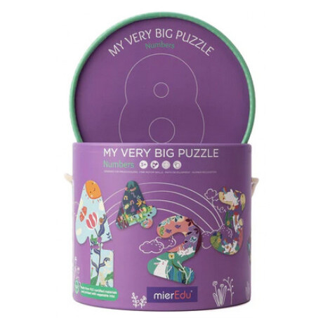 Μεγάλο Παζλ mierEdu My Very Big Puzzle Numbers 32τμχ ME103