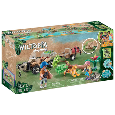 Playmobil Wiltopia - Φροντιστές ζώων με εξερευνητικό όχημα 71011