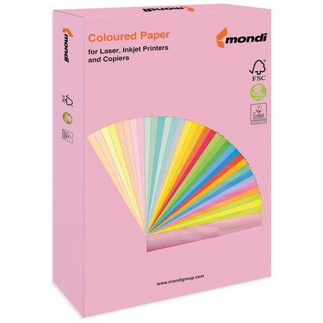 Mondi Χαρτί Εκτύπωσης A4 80gr/m² 500 φύλλα Ροζ