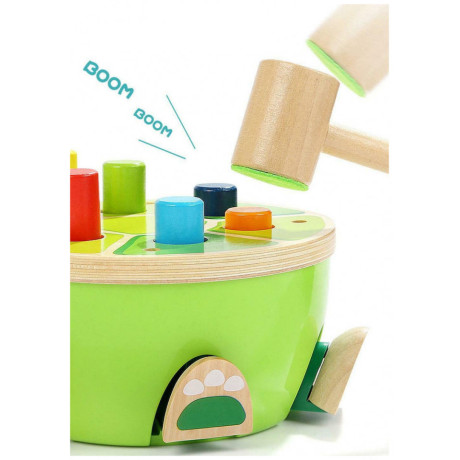 Ξύλινος Πάγκος Χελώνα Με Σφυρί Top Bright Turtle Pounding Bench 120332