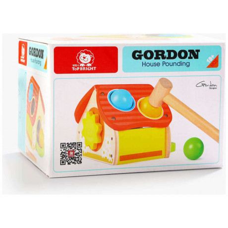 Ξύλινο Σπιτάκι με Μπάλες Σφηνώματα Top Bright House Pounding 6947