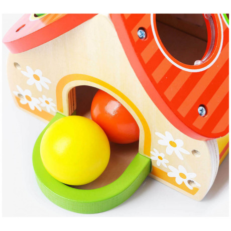 Ξύλινο Σπιτάκι με Μπάλες Σφηνώματα Top Bright House Pounding 6947