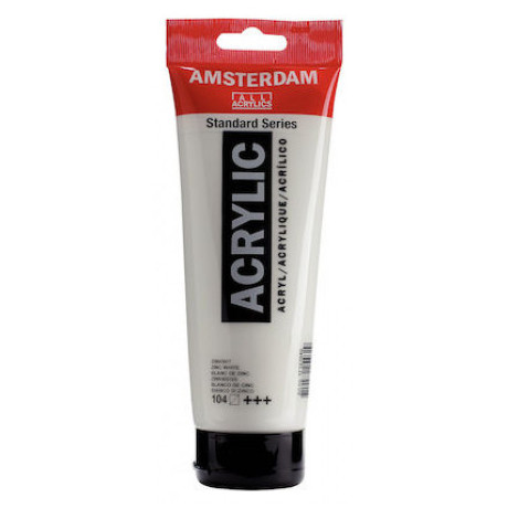 Ακρυλικό Talens Amsterdam 250ml Zinc White 104