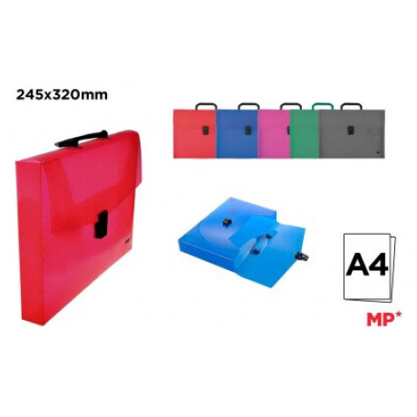 Τσάντα Πλαστική MP 25x32χ4cm Ρόζ PC452PI