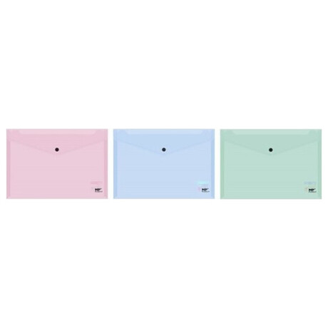 Φάκελος Κουμπί Α4 Pastel Μπλε
