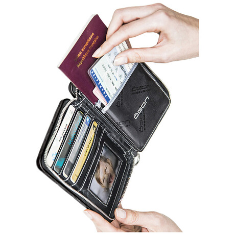Ogon Πορτοφόλι / Quilted Passport Silver 3760127770961