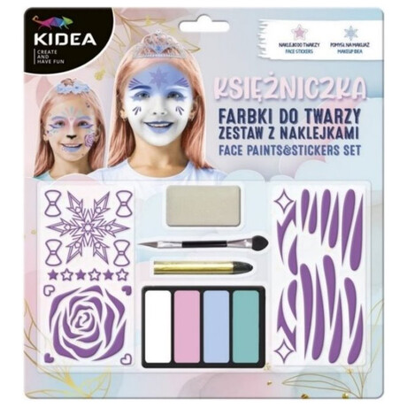 Χρώματα προσώπου Face painting KIDEA 91980  4 ΤΕΜ