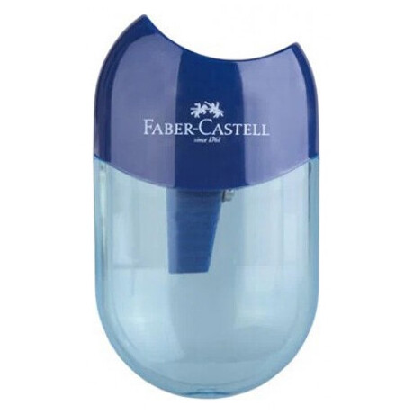Ξύστρα Faber Castell Μονή Apple Color 183515 Μπλέ