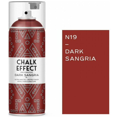 Σπρέι Cosmos Lac Chalk Effect Dark Sangria 400ml No 19