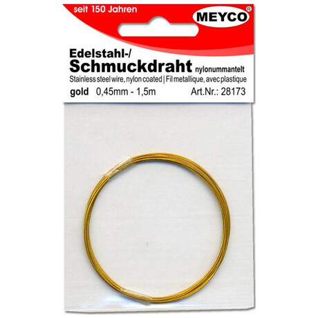 Σύρμα Meyco χρυσό 0,40mmx20m 28150