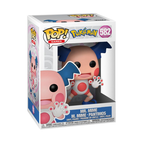 Funko Pop! Games: Pokemon - mr. Mime m. Mime - Pantimos #582 Vinyl Figure