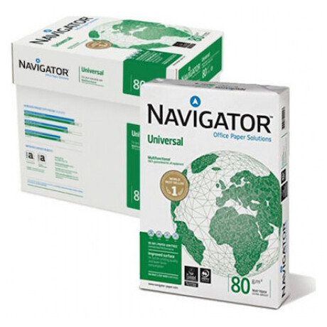 Χαρτί Φωτοτυπικό Α4 80gr  NAVIGATOR ΚΙΒΩΤΙΟ 5 Χ 500 ΦΥΛΛΑ