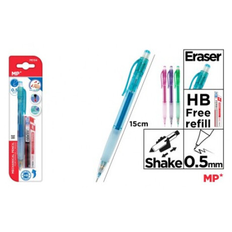 Μηχανικό Μολύβι Shake MainPaper 0.5mm + 20 Μύτες Μπλέ PE134