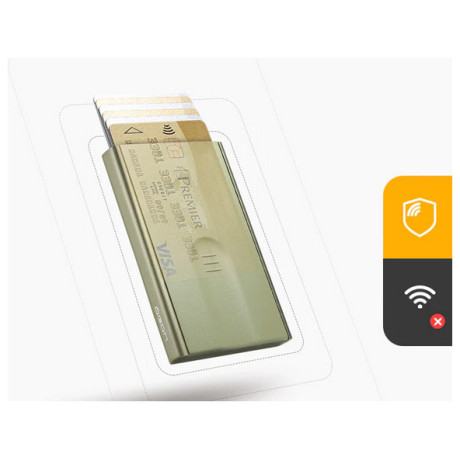 Θήκη καρτών / Πορτοφόλι Ögon Slider Cactus Green