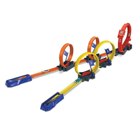 Mattel hot Wheels: Action - Multi-Loop Raceoff Track set (Hdr83)