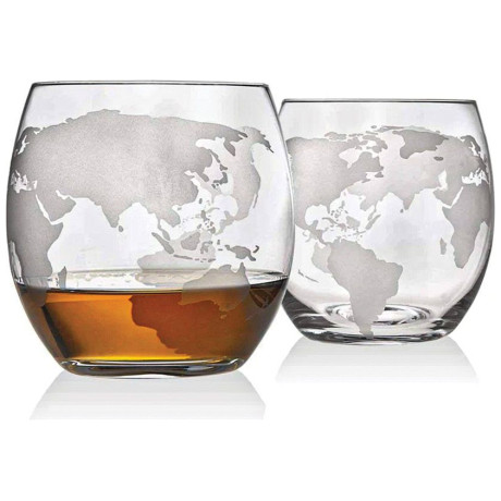 Σετ Καράφα Υδρόγειος Σφαίρα Mikamax Globe Decanter Set 04520