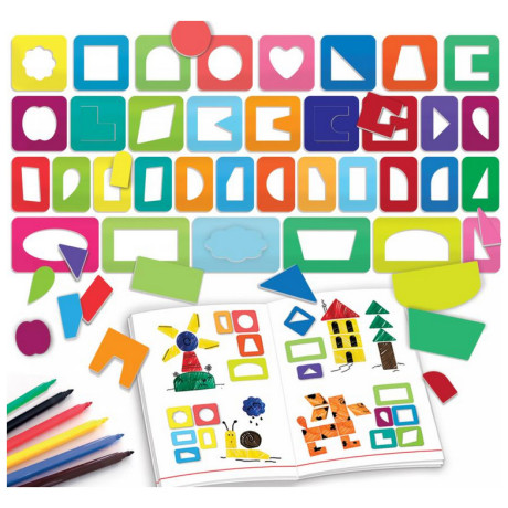 Εκπαιδευτικό Παιχνίδι Στένσιλ Μοντεσσόρι EL52293