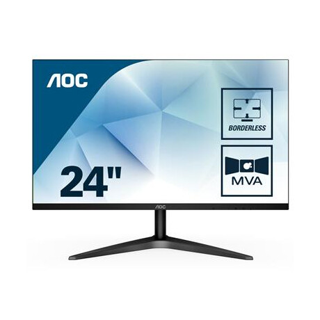 Aoc Basic-Line 24b1h Computer Monitor 59.9 cm (23.6") 1920 x 1080 Pixels Full hd led Black