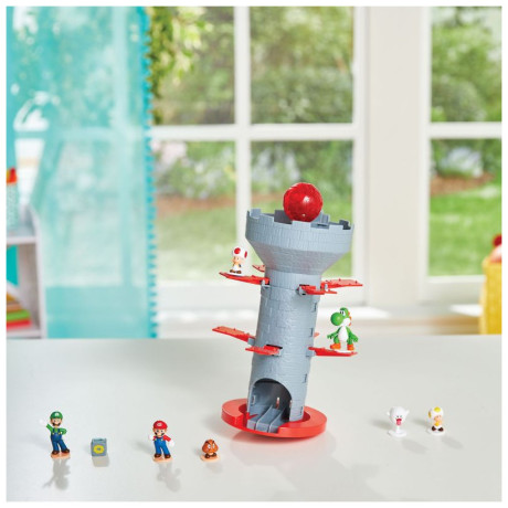 Επιτραπέζιο Παιχνίδι Epoch Toys Super Mario Blow Up! Shaky Tower - Πύργος Ισορροπίας Και Εκτόξευσης 7356