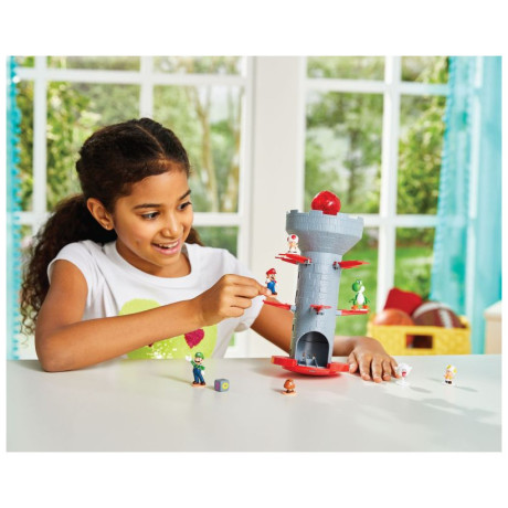 Επιτραπέζιο Παιχνίδι Epoch Toys Super Mario Blow Up! Shaky Tower - Πύργος Ισορροπίας Και Εκτόξευσης 7356