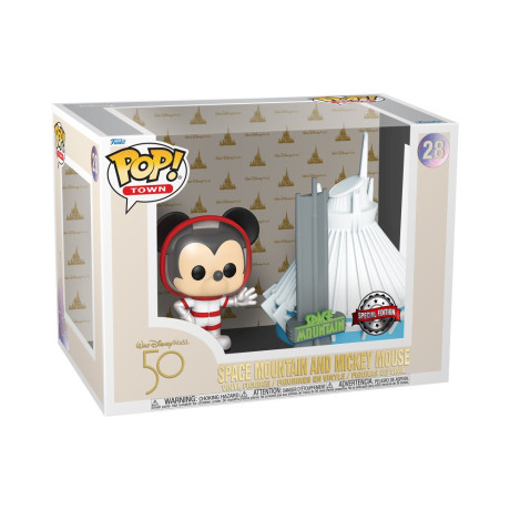 Funko Pop! Town: Walt Disney World 50 - Space Mountain and Mickey Mouse (Amazon Exclusive) #28 Vinyl Figures Funko Pop! Town: Walt Disney World 50 - Space Mountain and Mickey Mouse (Amazon Exclusive) #28 Vinyl Figures