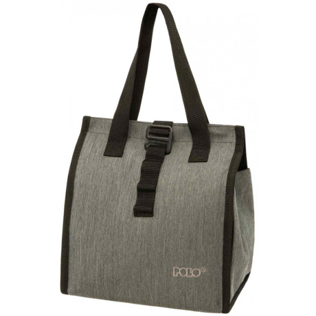 Τσάντα Φαγητού Polo Lunch Bag Office II Γκρι Σκούρο 9-07-013-2201