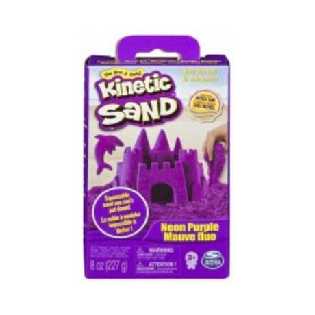 Spin Master Kinetic Sand - Neon Purple Basic Sand 8oz box (20138722)