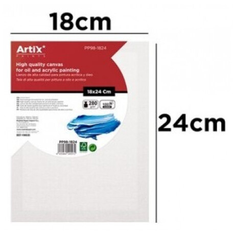 Καμβάς σε Τελάρο Artix 18x24cm 100% βαμβακερός 280gr/m² PP98-1824