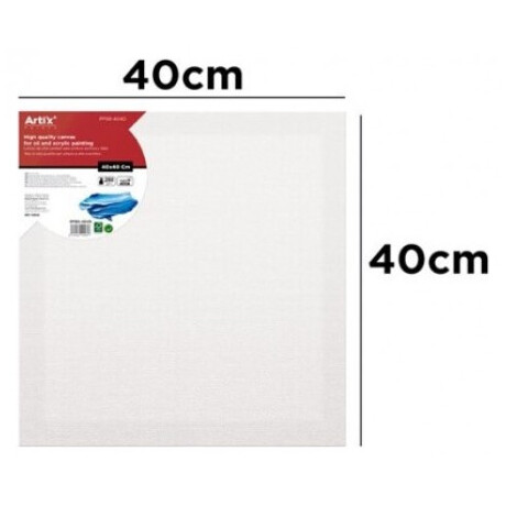 Καμβάς σε Τελάρο Artix 40x40cm 100% βαμβακερός 280gr/m² PP98-4040