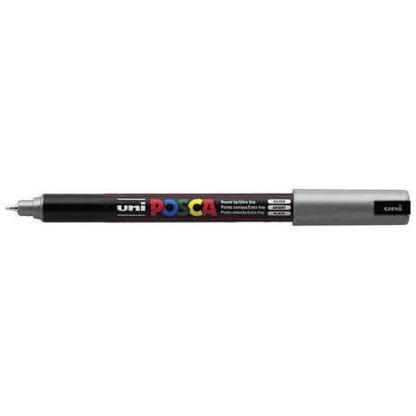 Μαρκαδόρος Uni Posca PC-1MR Silver