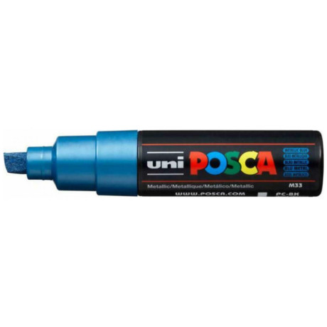 Μαρκαδόρος Uni Posca PC-8K Metallic Blue