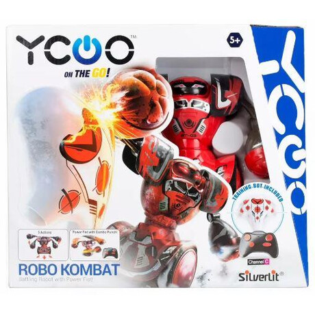 As Silverlit: Ycoo on the go - Robo Kombat Battling Robot red (Channel c) (7530-88054)