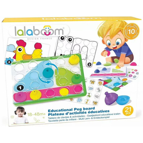 Lalaboom Educational peg Board (1000-86150)